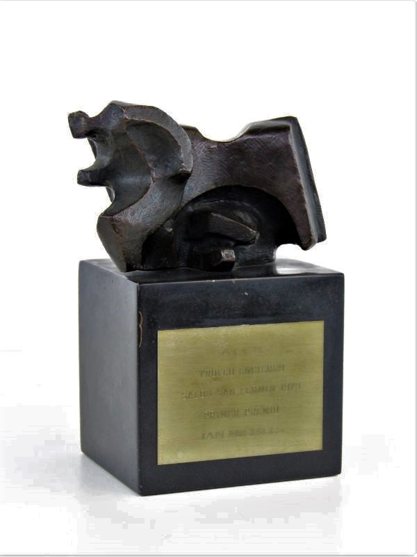 Bronzen sculptuur Stierenrennen San Fermín 1979
